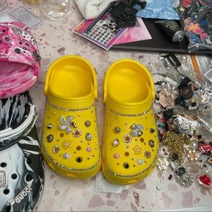 Bedazzled crocs brand new for sale super cute size7 women’s